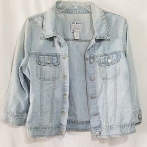 distressed denim jacket old navy